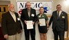 The North East Community Action Corporation (NECAC) held its annual meeting Oct. 24. Pictured, from left, are NECAC Board Chairman Mike Bridgins, Monroe County Board Members Mike Whelan and Jessica Chase, and President and Chief Executive Officer Dan Page. Not pictured is Monroe County Board Member Harold Long.